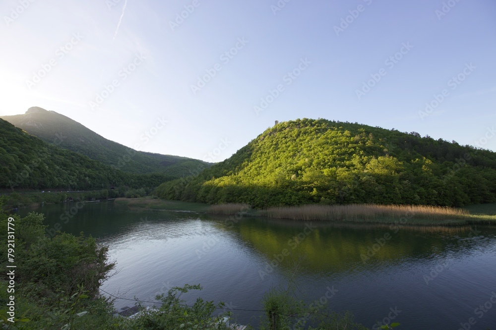 lake in the mountains