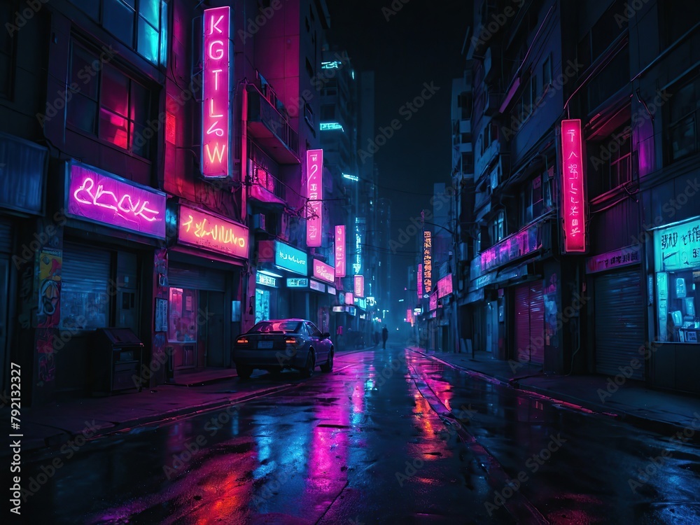 cyberpunk night city
