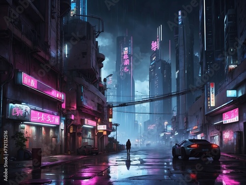 cyberpunk night city