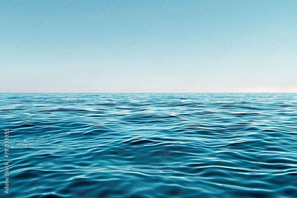 Obraz premium Vast Water Body Under Sky