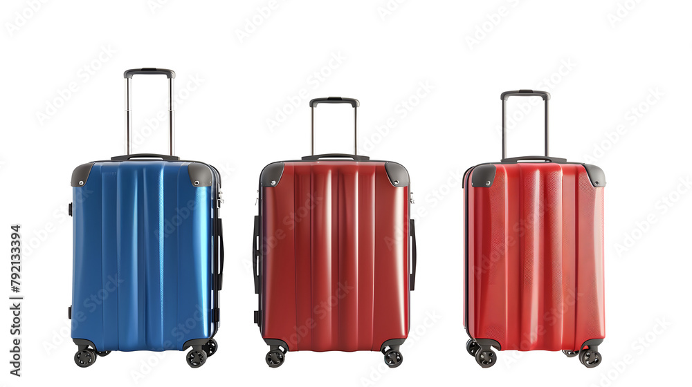 luggage suitcases,on white background luggage suitcases,on white background
