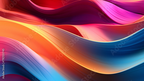 Abstract colored waves background