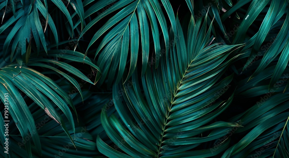 Fototapeta premium Close Up of Palm Tree Leaves