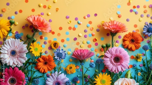 Bunch of Flowers Hanging on a Wall