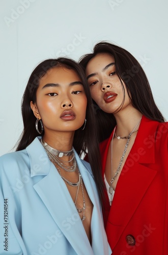 Two Women Posing for a Picture Together