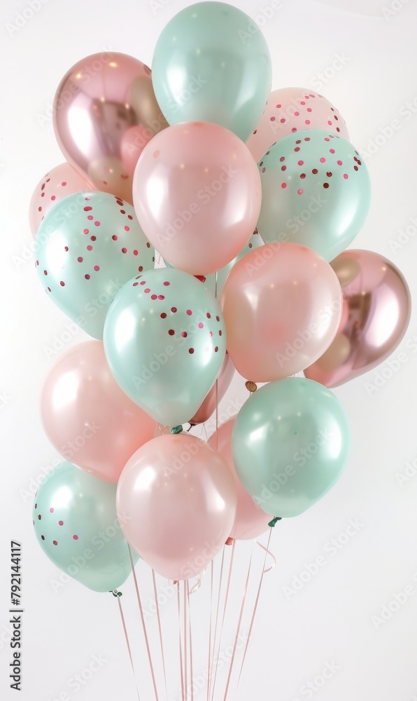 Obraz premium Colorful Balloons Arranged in a Vase