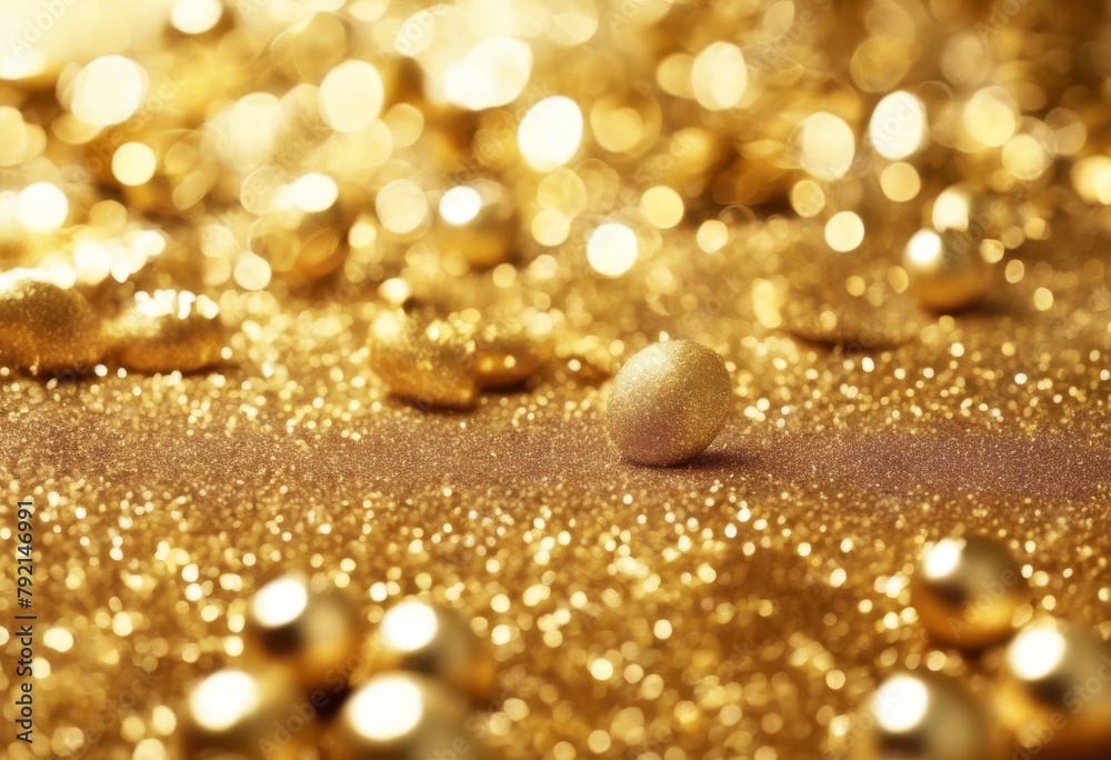 'background Festive decorations Golden glittering glitter confetti glistering gold abstract glow shiny light spark defocused new dust glamour glowing illuminated lu'