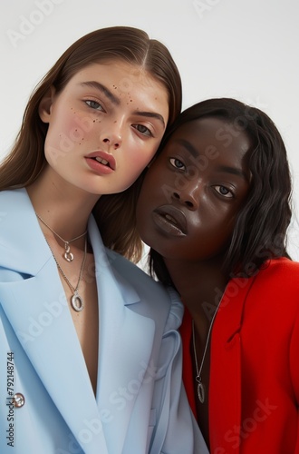 Two Women Posing for a Picture Together