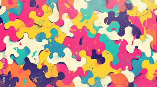 A vibrant and abstract color pattern designed to add depth and texture to any background