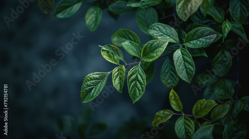 Pile of Green Leaves on the Ground