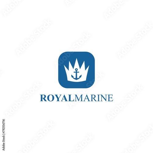 Royal Marine Logo Design photo