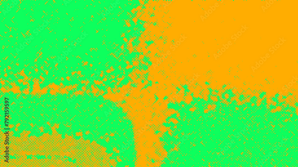 Fototapeta premium Abstract halftone grunge texture background image.