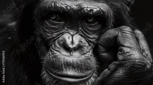 Chimpanzee Thought, Contemplative Gaze