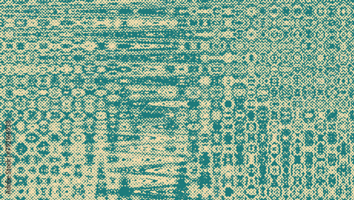 Foto Abstract halftone grunge texture background image.