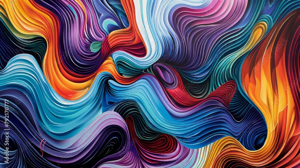 gradient trendy fluid liquid ink painting colorful in canvas terxture background wallpaper, astract background with wave colorful painting, gradient trendy mesh background,