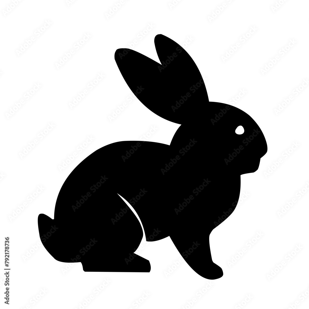 Black bunny silhouette collection, Various bunny poses isolated on white background. Ideal for Easter, pet themes, Creative designs, Minimalist rabbit vector, Modern elegance. Black bunny silhouette collection, Various bunny poses isolated on white background. Ideal for Easter, pet themes, Creative designs, Minimalist rabbit vector, Modern elegance.