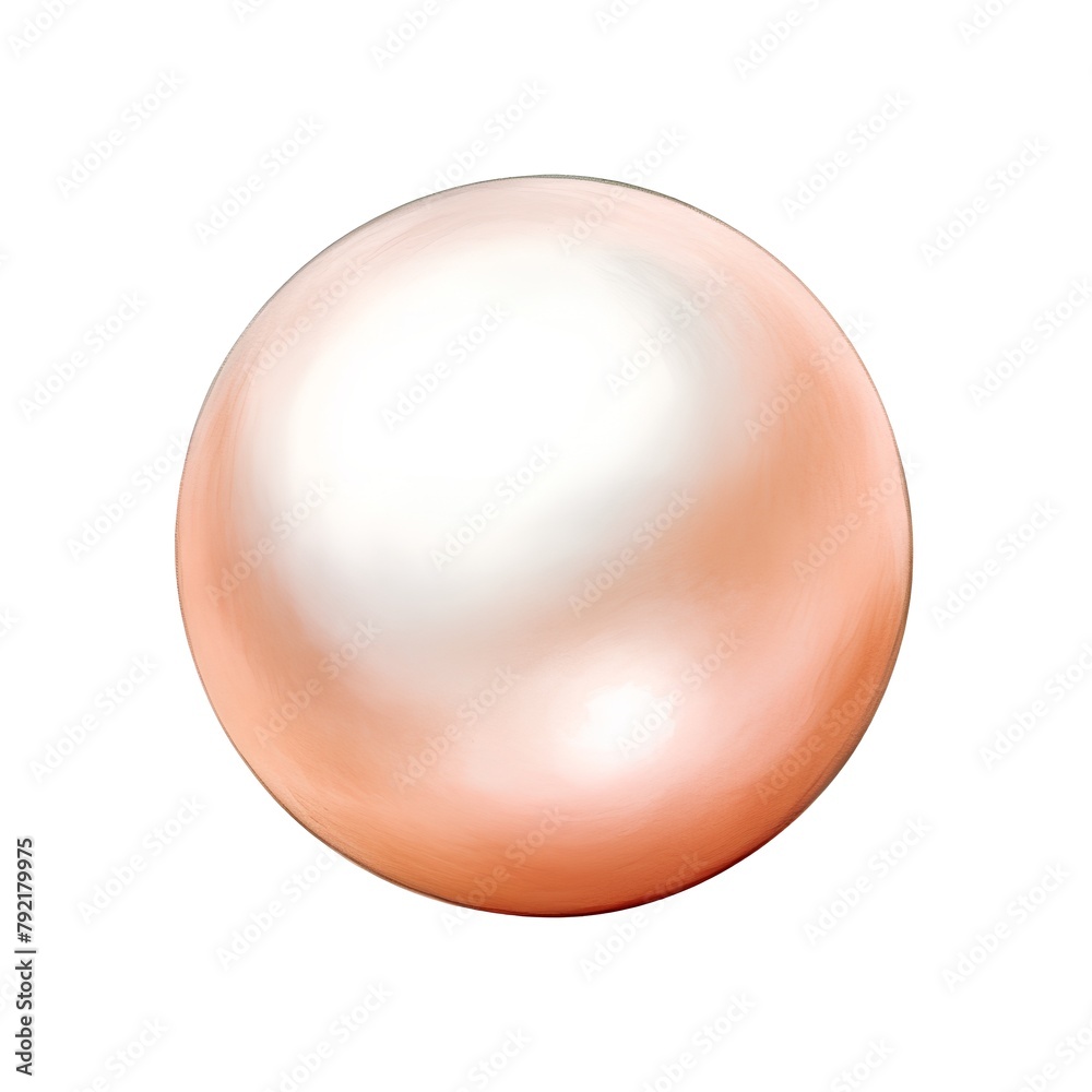 Pearl on a white background. 3d rendering, 3d illustration. Pearl on a white background. 3d rendering, 3d illustration.