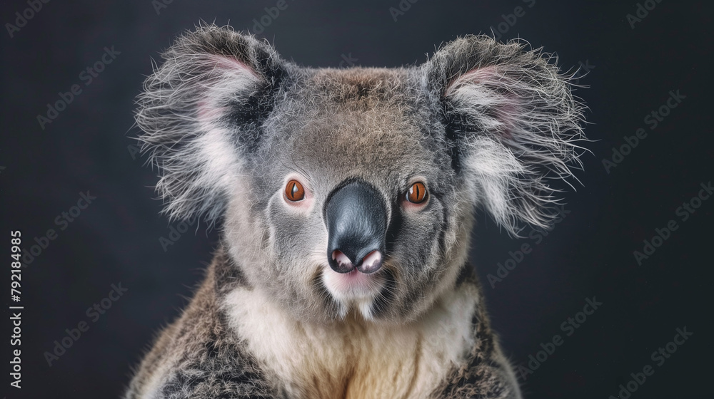 Obraz premium Koala in Greens, Gentle Gaze