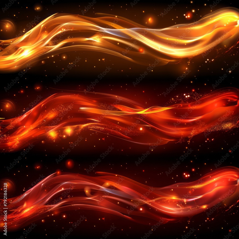 Obraz premium abstract background with glowing lines