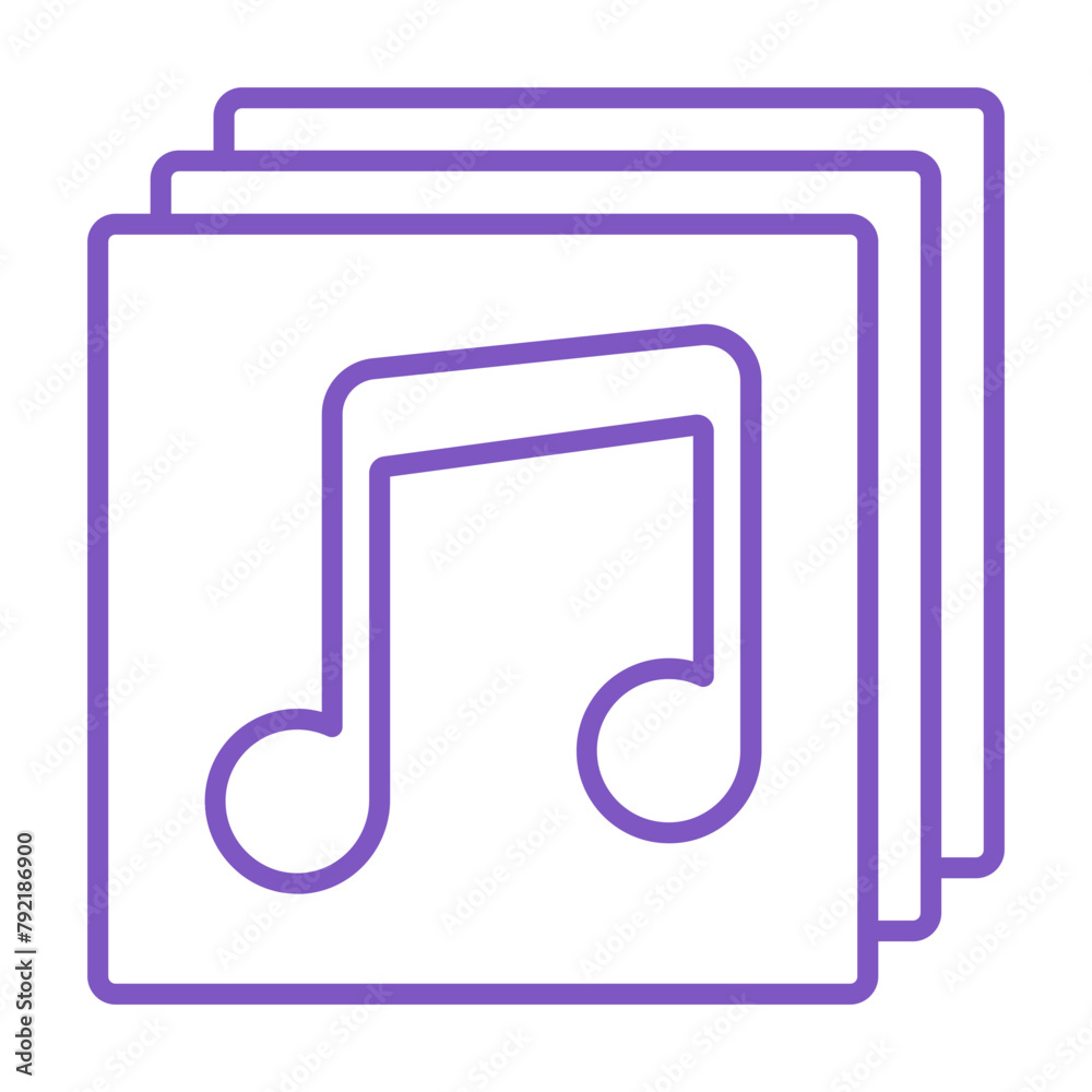 Music Album Icon Music Album Icon