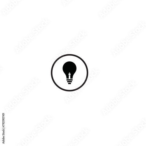 Lamp and pen silhouette pattern. icons and symbols for education, science and knowledge, schools, universities. Design element vector illustration