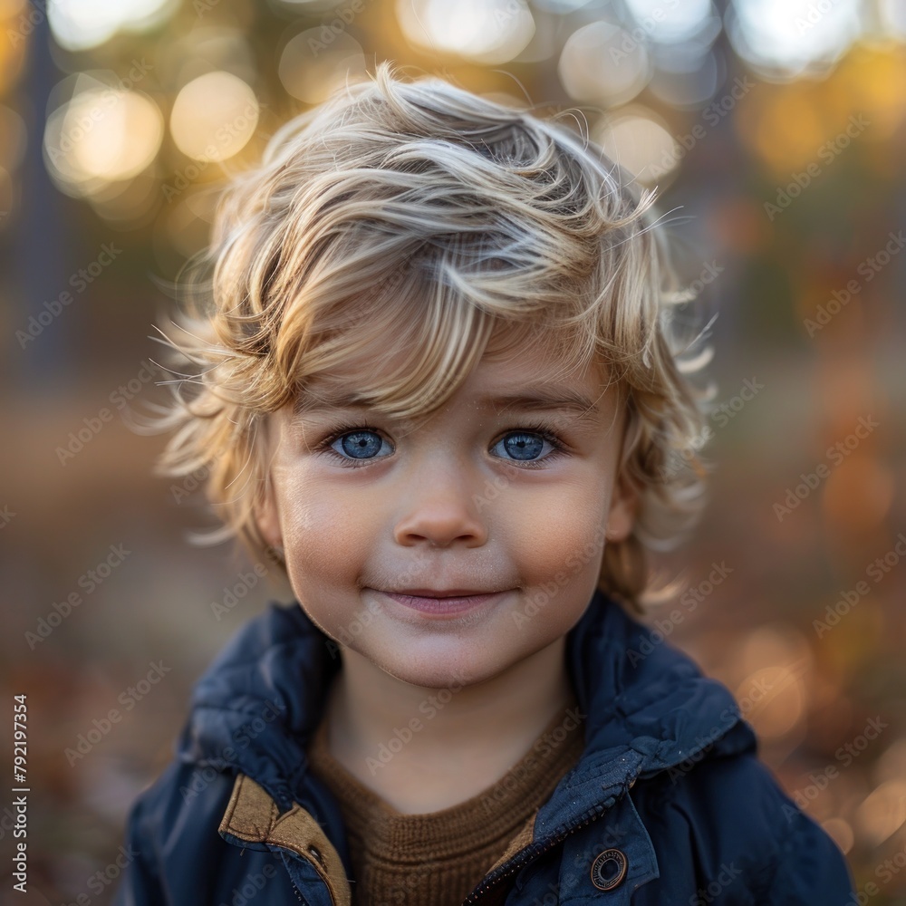 Young Boy Standing in Grass Young Boy Standing in Grass