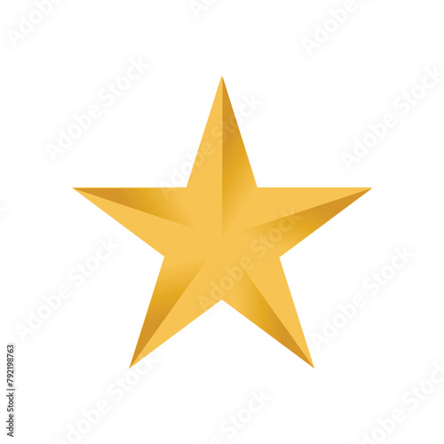 Star icon vector isolated on white background for your web and mobile app design  Star logo concept. resources graphic element design. Vector illustration with star theme  premium