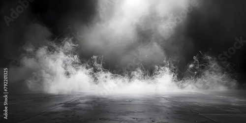 Smoke and Dust on the Floor Background Wallpaper