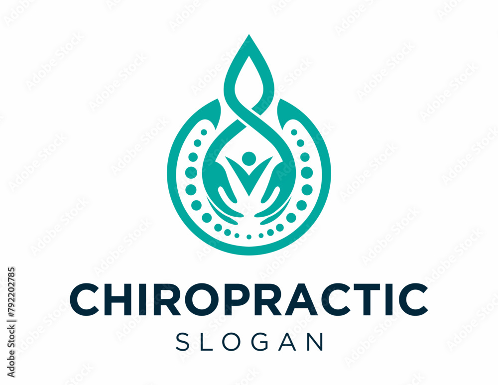 Logo about Chiropractic created using the CorelDraw application. on a white background. Logo about Chiropractic created using the CorelDraw application. on a white background.