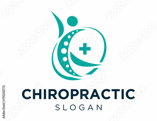 Quadro su tela Logo about Chiropractic created using the CorelDraw application