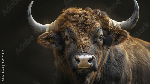 Sturdy Gaze, Bison Portrait