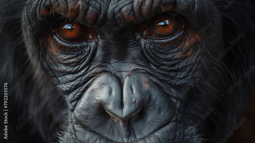 Soulful Embrace, Orangutan Contemplation Soulful Embrace, Orangutan Contemplation
