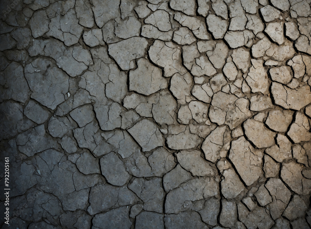 Textura de terra rachada
