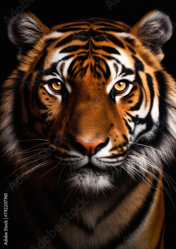 Majestic feline tiger created by AI