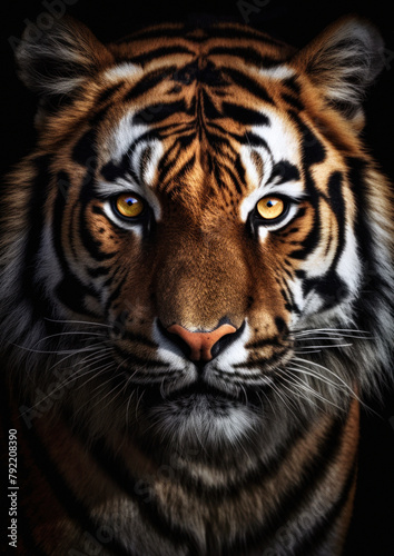 Majestic feline tiger created by AI