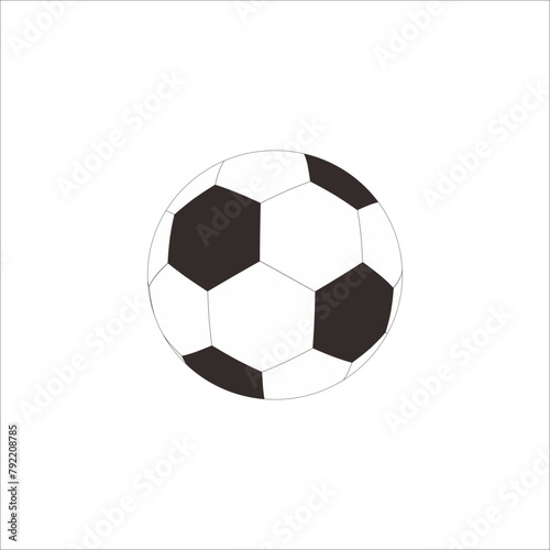 team soccer ball vector  can be used as graphic design