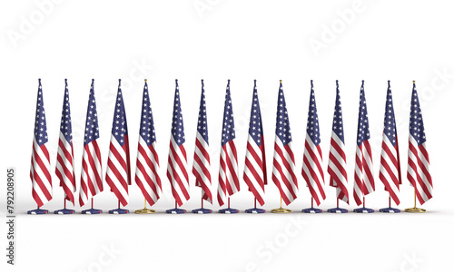 Usa us united state american flag waving fashion object icon background wallpaper abstract design product blue red white star display modern memorial  day july month presentation showcase advertise