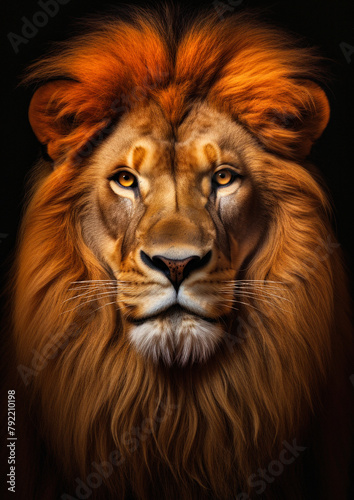 majestic lion FELINES CREATED BY AI © artegrafica