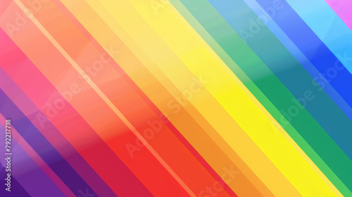 Abstract rainbow colored stripe background