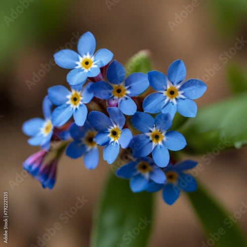 Forget-Me-Nots: Tiny Blue Blooms Remembering Love © TRAN