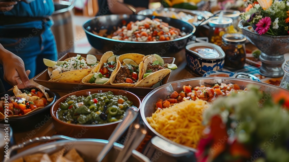  An enchanting HD scene depicting the colorful ambiance of Cinco de Mayo, contrasted against a clean white backdrop to accentuate the festive mood and cultural significance. 
