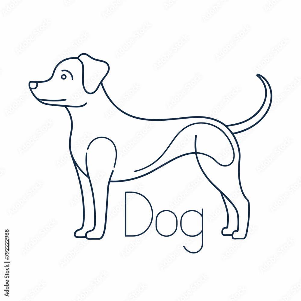 Dog Logo vector art illustration (11)