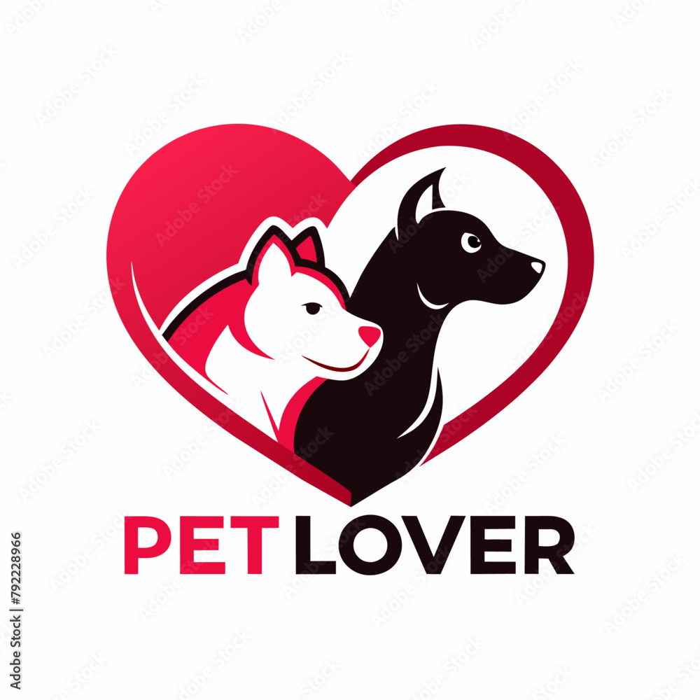 Pet shop logo vector art illustration (35) Pet shop logo vector art illustration (35)
