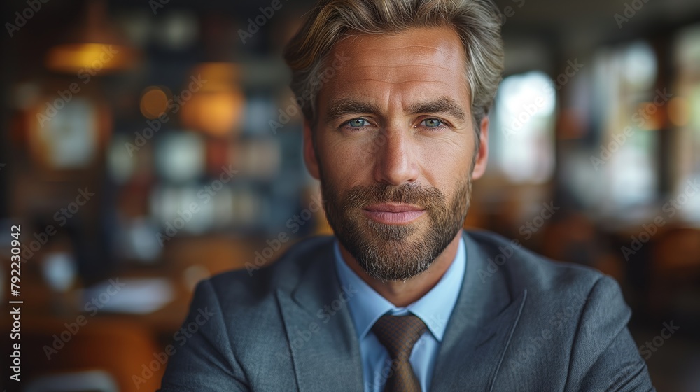 Portrait of a business man sitting in an office. Business man listening to a discussion during a meeting. Work gonna better. Successful business man choose a plan..Success concept. Man concept Portrait of a business man sitting in an office. Business man listening to a discussion during a meeting. Work gonna better. Successful business man choose a plan..Success concept. Man concept
