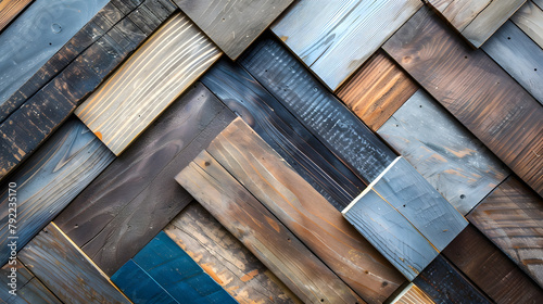 A wooden wall texture in difference style photo