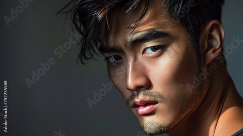 a handsome Asian man
