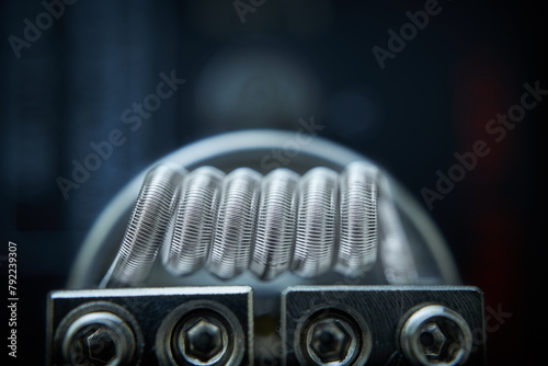 Staggerton Fused Clapton Coil on Dripper for vape photo