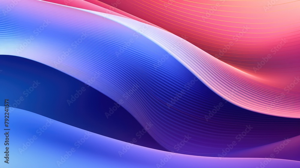Obraz premium Gradient dynamic lines background
