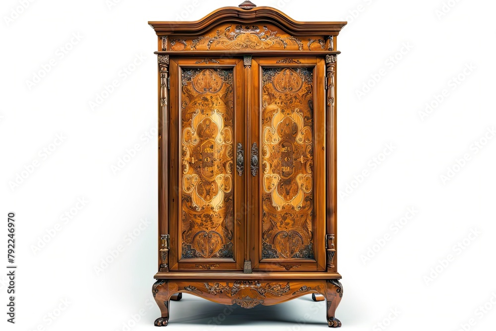 Classic Armoire Isolated on white Classic Armoire Isolated on white