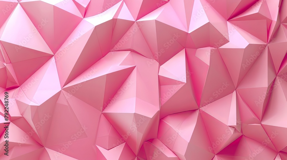 Pink Geometryc Triangle Abstract Shape Pink Geometryc Triangle Abstract Shape